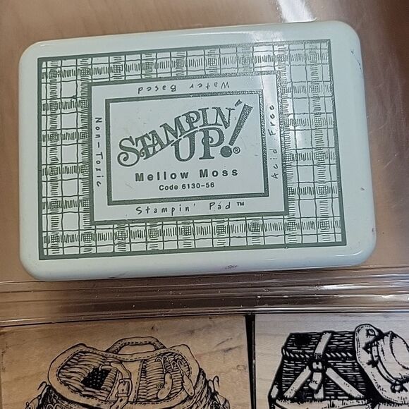 Stampin Up lot of 11 Father's Day stamps and ink pad (set H) - Picture 2 of 6